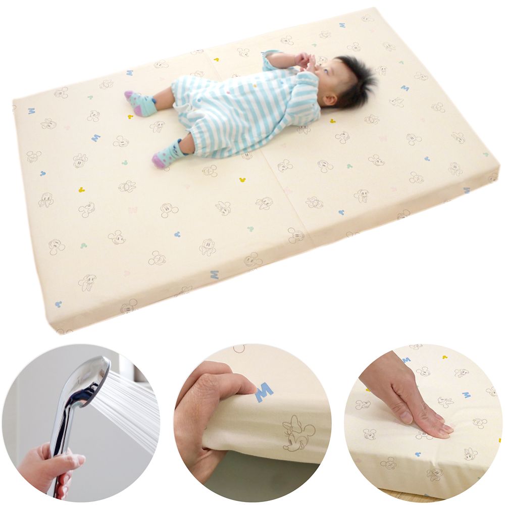 ミッキー＆ミニー 固わた敷き布団  ベビー敷き布団 ベビーベッド用マットレス 選べる2サイズ NZ3226-V/W