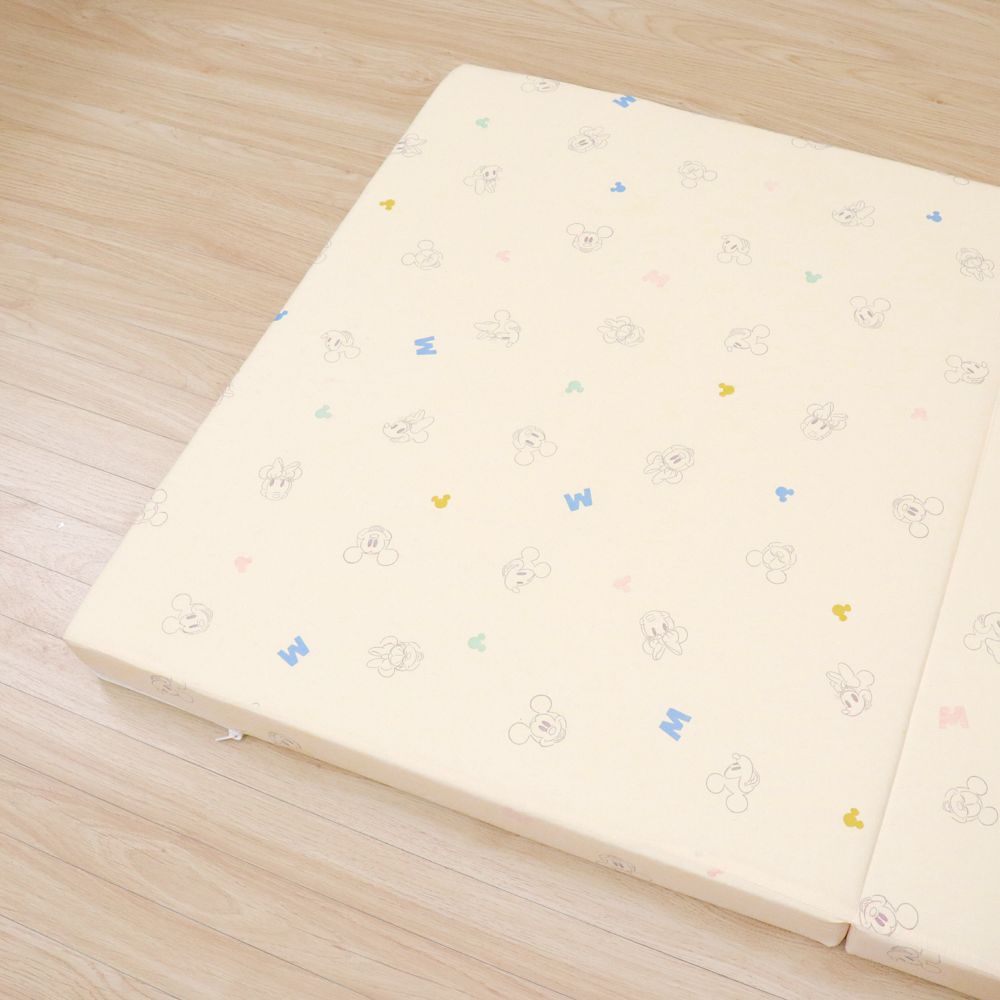 ミッキー＆ミニー 固わた敷き布団  ベビー敷き布団 ベビーベッド用マットレス 選べる2サイズ NZ3226-V/W