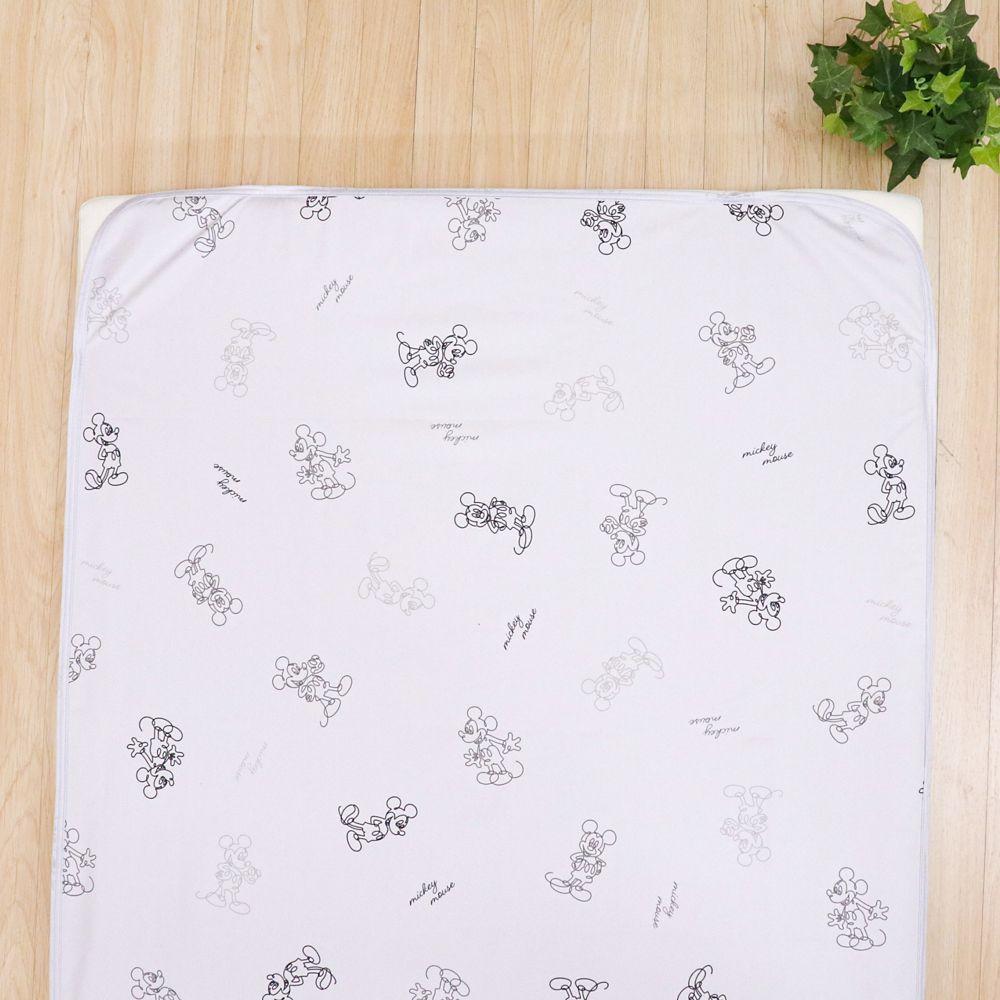 ミッキーマウス 防水シーツ 選べる2サイズ 吸水加工 NZ3227-B/C