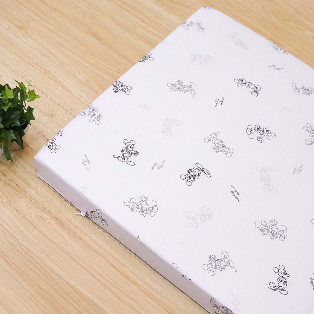 ミッキーマウス 固わた敷き布団 4点セット マットレス 防水シーツ キルトパッド シーツ 選べる2サイズ NZ3227-VS/WS