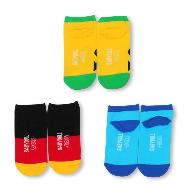 【ベビードール】ミッキー スニーカーソックスセット 5015 os23