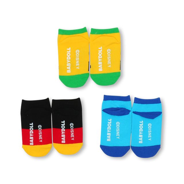 【ベビードール】ミッキー スニーカーソックスセット 5015 os23