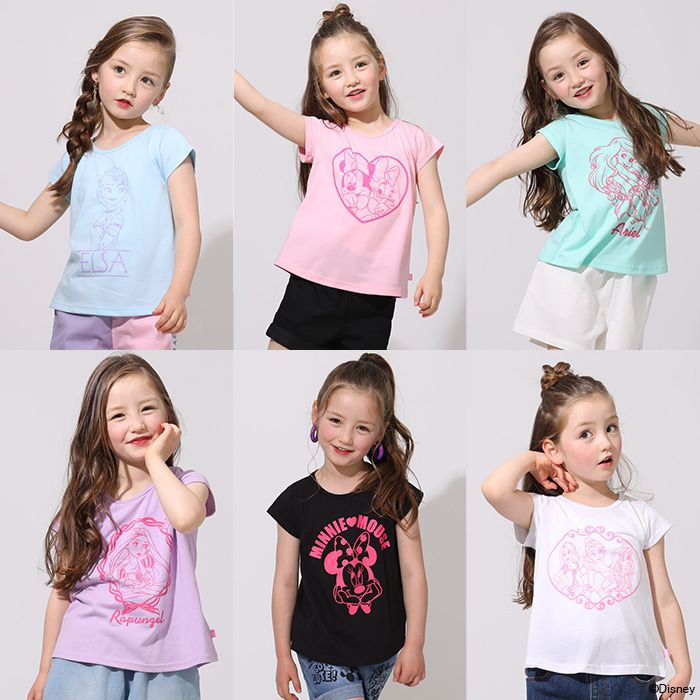 【ベビードール】エルサ フレンチスリーブTシャツ 5063K / ベビーサイズ キッズ トップス 半袖 プチプラ お得