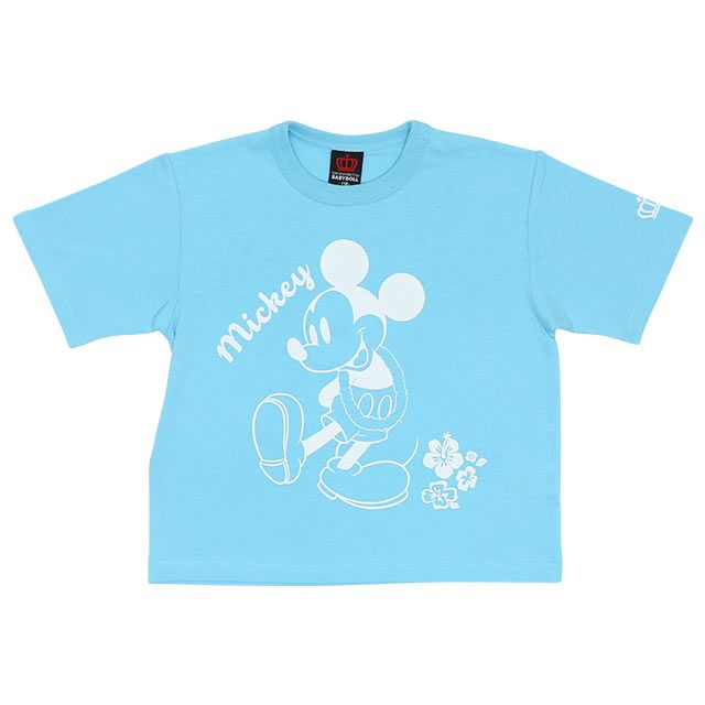 【ベビードール】ミッキー キャラクターTシャツ 5064K os21