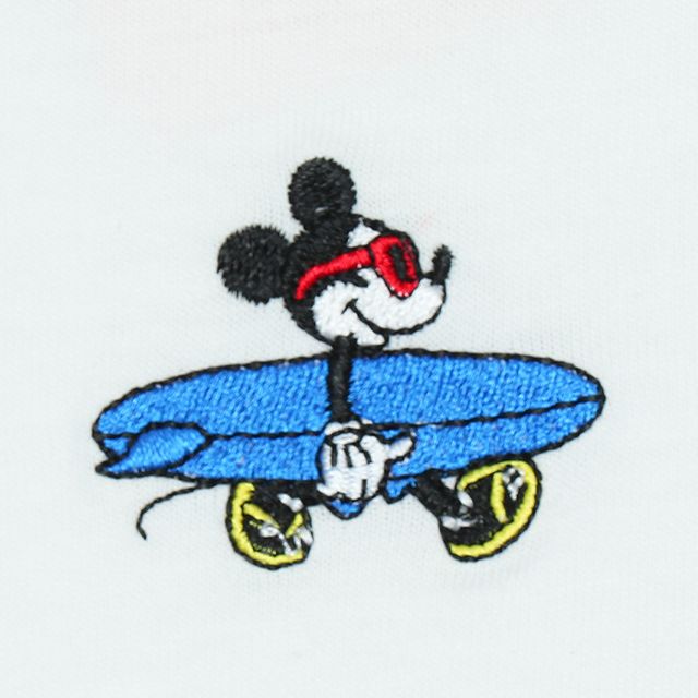 【ベビードール】ミッキー 親子お揃い 刺繍Tシャツ 5066K os21