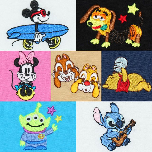 【ベビードール】プー くまのプーさん 親子お揃い 刺繍Tシャツ 5066K os21