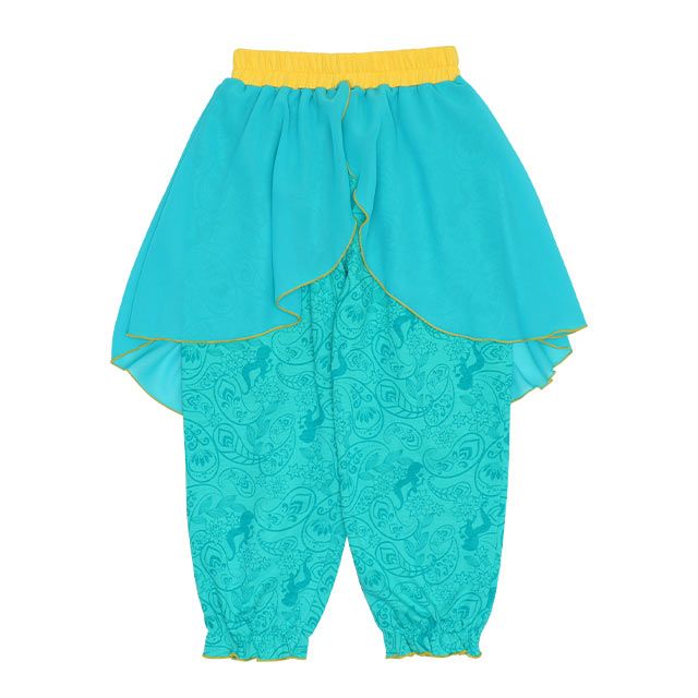 【ベビードール】ジャスミン なりきるワンピース 5127K / ベビーサイズ キッズ トップス 半袖 上下セパレート ズボン パンツ シフォン フリル ウエスト総ゴム プリンセス 仮装 コスチューム コスプレ