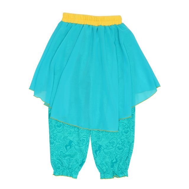 【ベビードール】ジャスミン なりきるワンピース 5127K / ベビーサイズ キッズ トップス 半袖 上下セパレート ズボン パンツ シフォン フリル ウエスト総ゴム プリンセス 仮装 コスチューム コスプレ