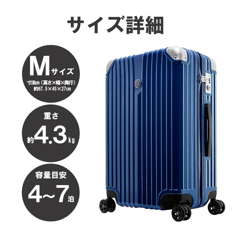 公式 ショップディズニー Deseno マーベル キャプテンアメリカ スーツケース ジッパーライトタイプ