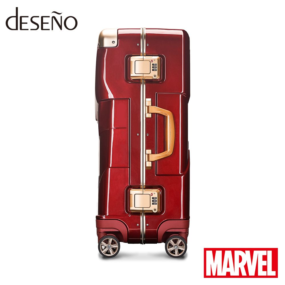 【deseno】マーベル　アイアンマン　ボディ型　スーツケース　アルミフレームタイプ