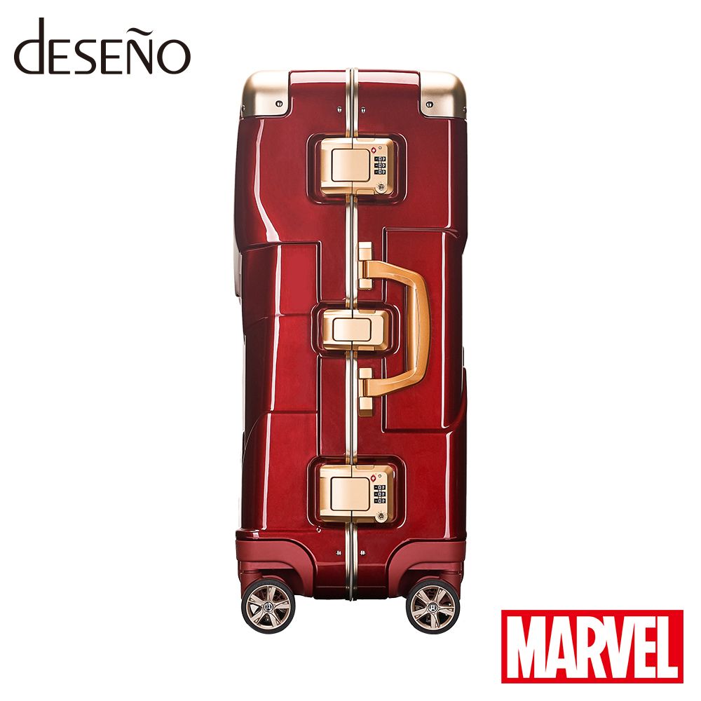 【deseno】マーベル　アイアンマン　ボディ型　スーツケース　アルミフレームタイプ