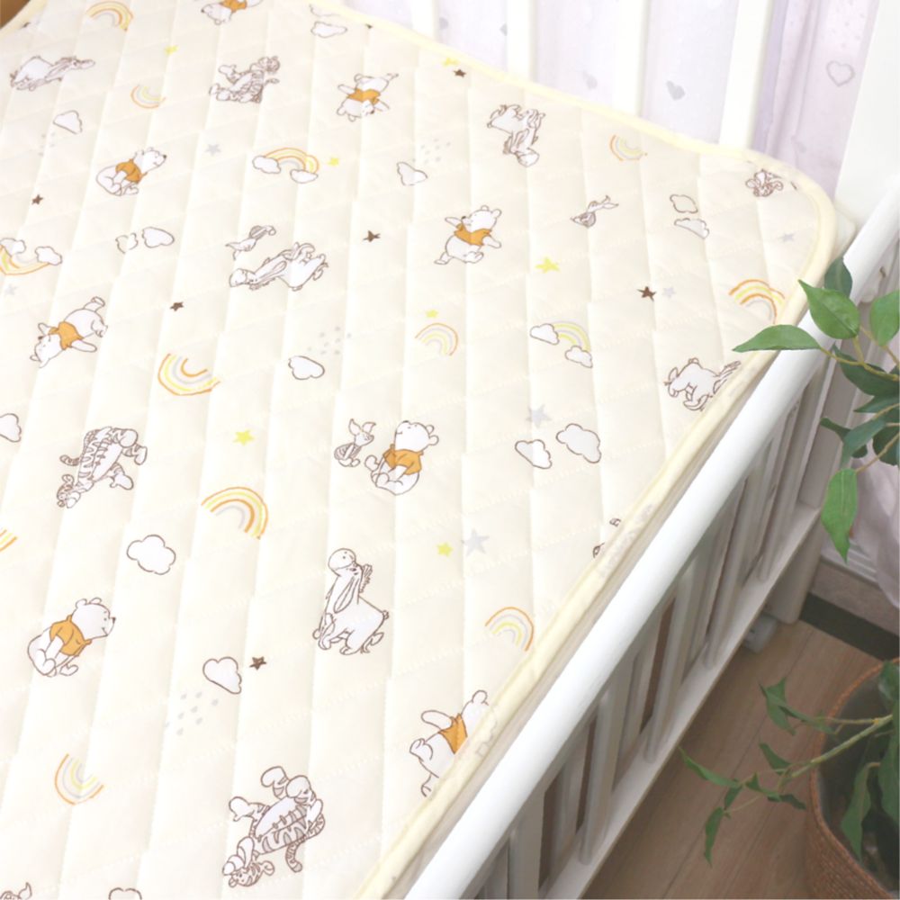 プー＆フレンズ 冷感 キルトパッド 選べる2サイズ ひんやり 接触冷感 NZ2826-A/B