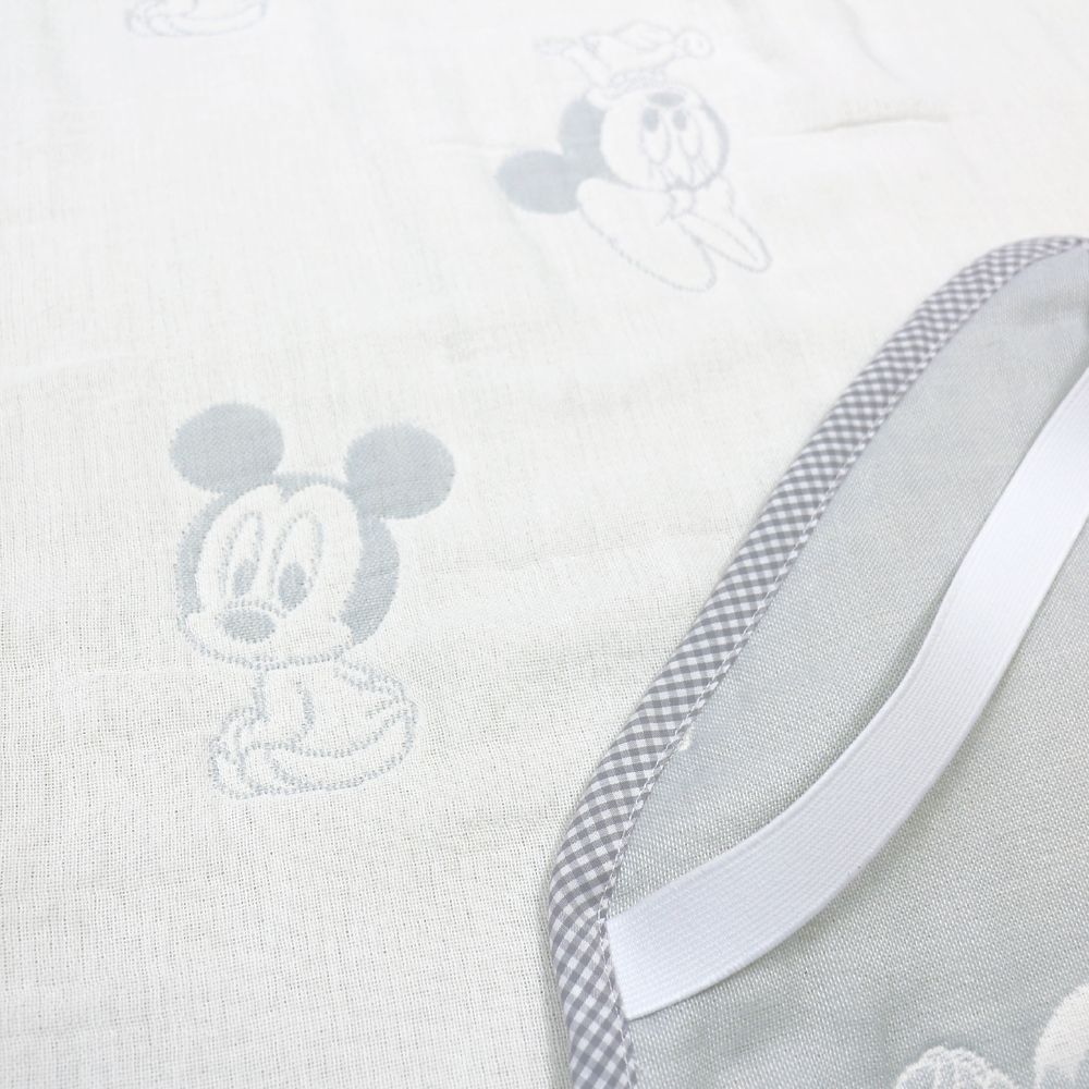 ベビーミッキー＆ミニー　6重ガーゼ　お昼寝　コットカバー　選べる2サイズ　綿100％　NZ2832/L/M
