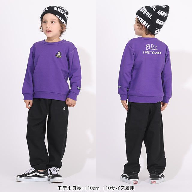 公式 ショップディズニー ベビードール 親子お揃い ディズニー 胸刺繍トレーナー 5545k ウッディ