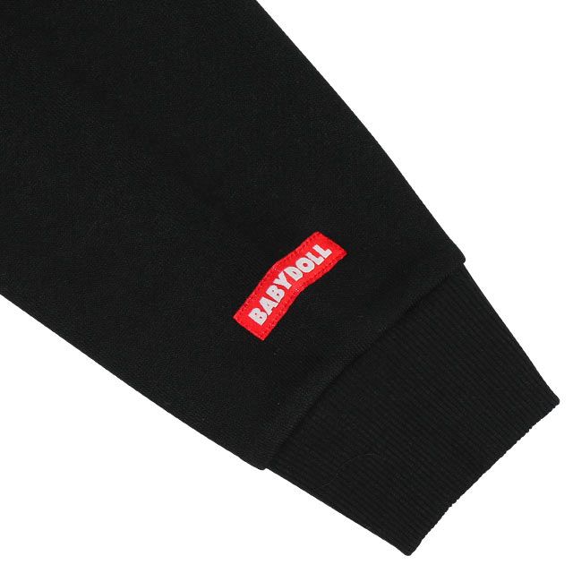 【ベビードール】リトルグリーンメン 3Dキャラクターパーカー 5318K / 絵が浮き出て見える ベビーサイズ キッズ トップス 長袖 スウェット素材 春秋冬