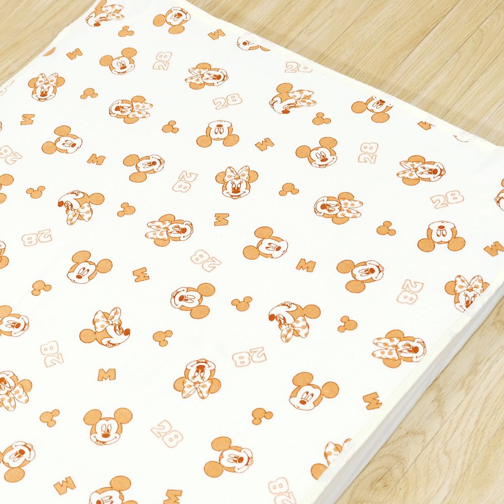ミッキー ミニー 防水シーツ 選べる2サイズ 綿100％ パイル 吸水加工 NZ3221-B/C