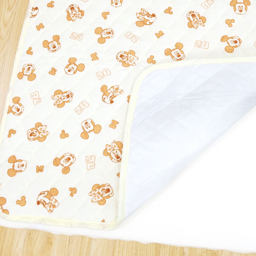 ミッキー ミニー  防水キルトパッド 選べる2サイズ 綿100％ パイル NZ3221-D/E