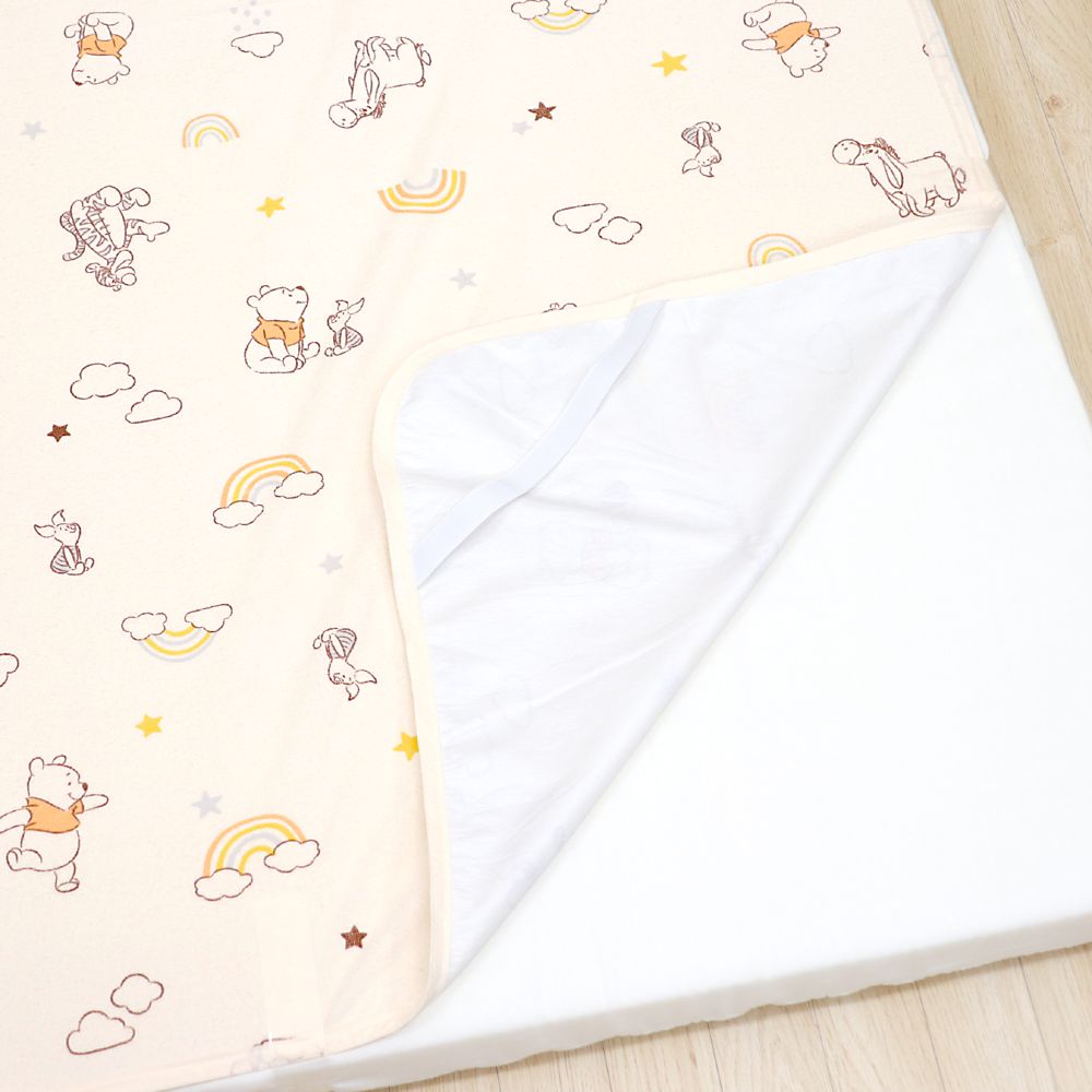 プー＆フレンズ 防水シーツ 選べる2サイズ 綿100％ パイル 吸水加工 NZ3222-B/C