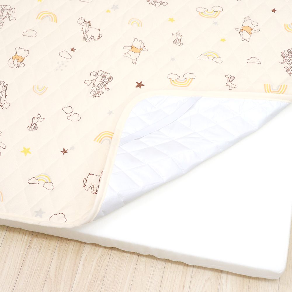 プー＆フレンズ 防水キルトパッド 選べる2サイズ 綿100％ パイル NZ3222-D/E