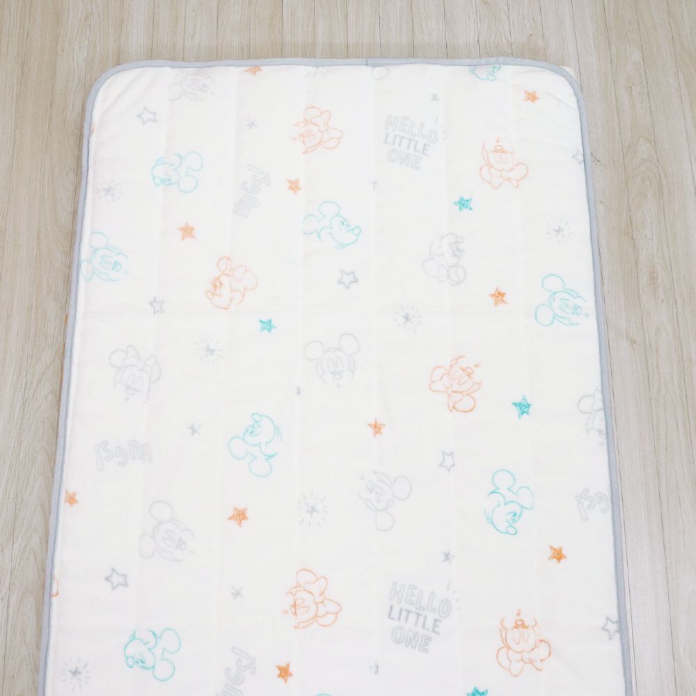 ミッキー ミニー あったか キルトパッド フランネル 選べる2サイズ NZ3231-B/D