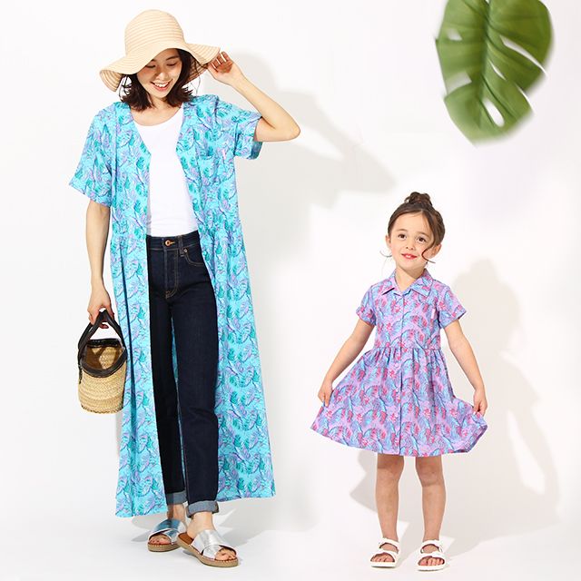 公式 ショップディズニー ベビードール 親子お揃い ディズニー Surfリゾートワンピース 6565a