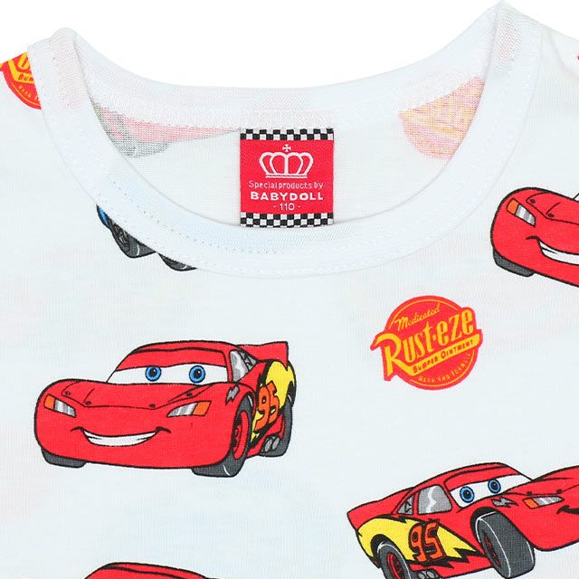 【ベビードール】カーズ キャラクター総柄ロンT 5465K