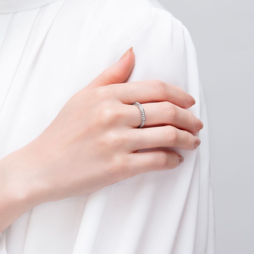 Shining the Line -Ariel-アリエル / ハーフエタニティ（型番：RDE-133） プラチナ950