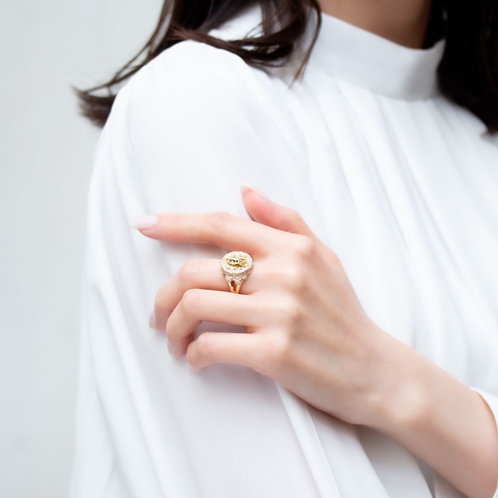 Melting Honey -Winnie the Pooh-『くまのプーさん』 / 指輪（型番：RDP-324） K18イエローゴールド