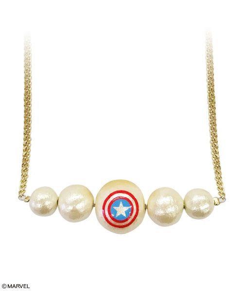 MARVEL マーベル コットンパール ネックレス