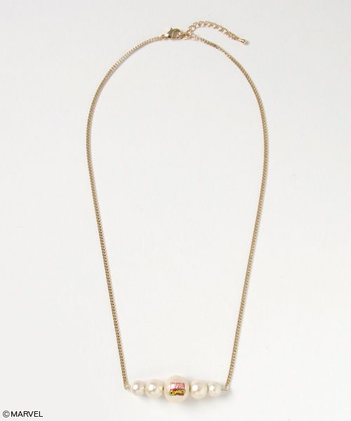 MARVEL マーベル コットンパール ネックレス