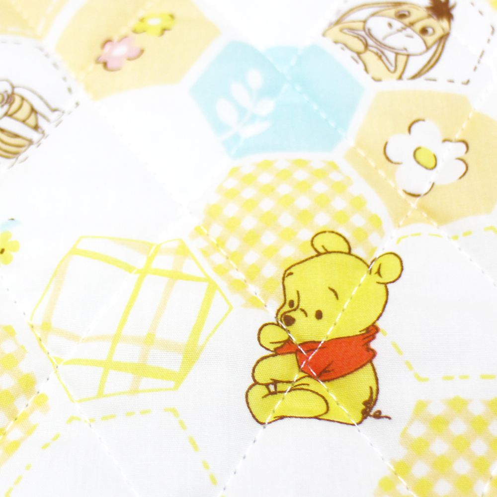 プー＆フレンズ 防水 コットカバー キルト 裏面防水 ネームタグ付き 選べる3サイズ NZ8120-J/K/L