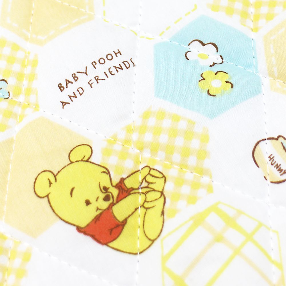 プー＆フレンズ 防水 コットカバー キルト 裏面防水 ネームタグ付き 選べる3サイズ NZ8120-J/K/L