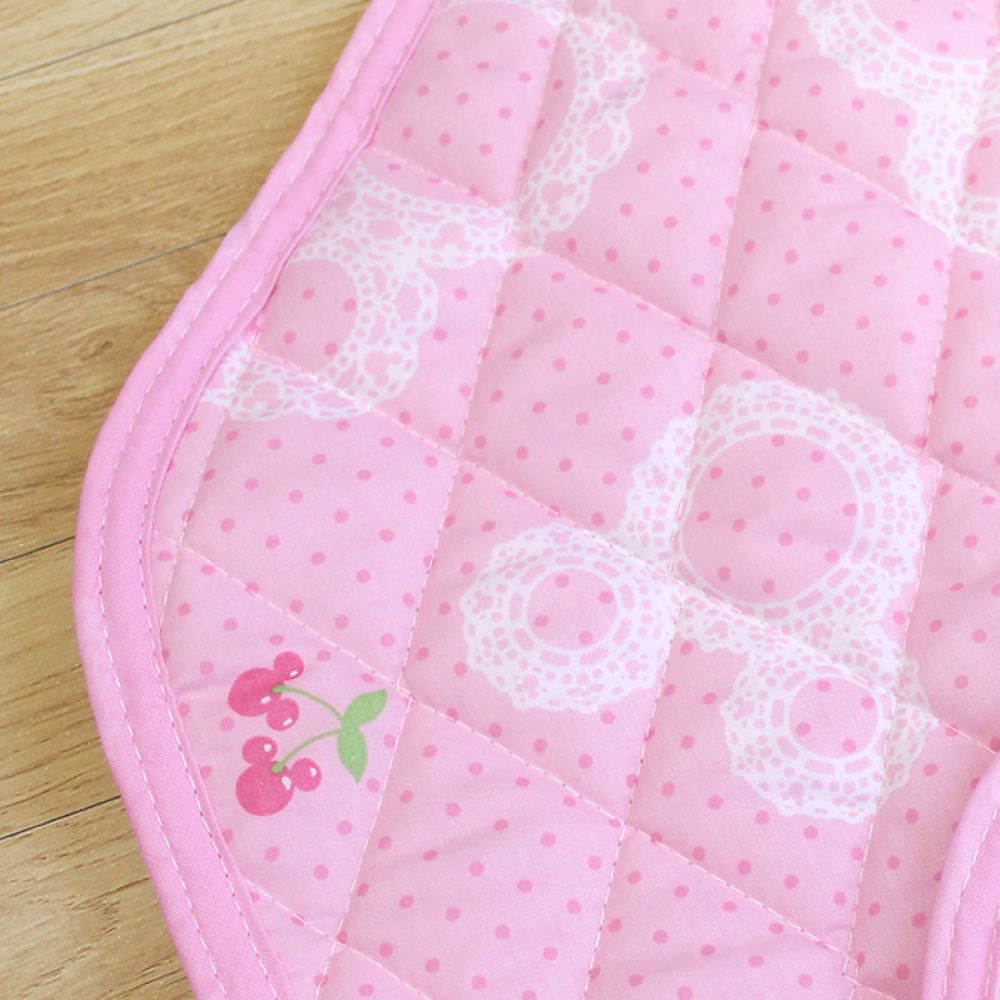 ミッキーアイコン コットカバー キルト 裏面メッシュ ネームタグ付き 選べる3サイズ ピンク NZ8122-F/G/H