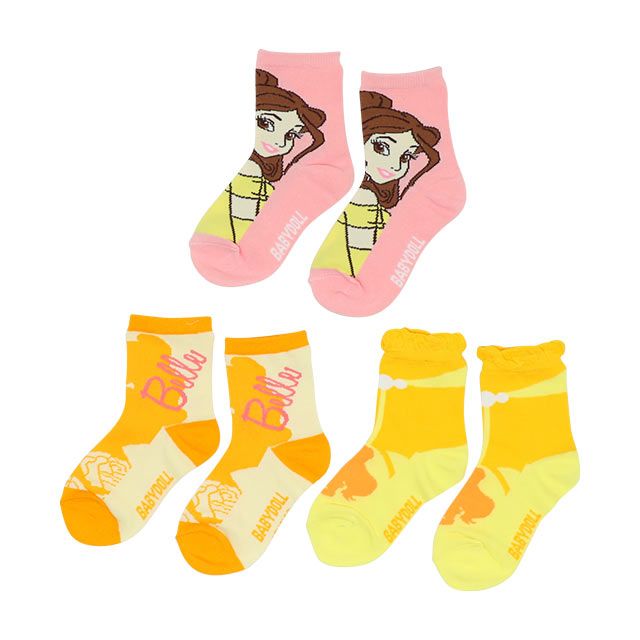 公式 ショップディズニー ベビードール ディズニー プリンセスクルーソックスセット 5395