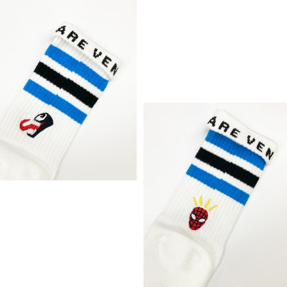 MARVEL ヴェノム スパイディ 靴下