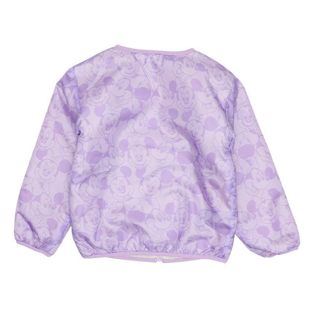 【ベビードール】ミニー アウター 6050K / リバーシブル ベビーサイズ キッズ トップス 長袖 ブルゾン 羽織り ノーカラー ボア ゆったり 秋冬