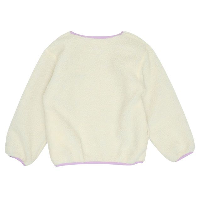 【ベビードール】ミニー アウター 6050K / リバーシブル ベビーサイズ キッズ トップス 長袖 ブルゾン 羽織り ノーカラー ボア ゆったり 秋冬