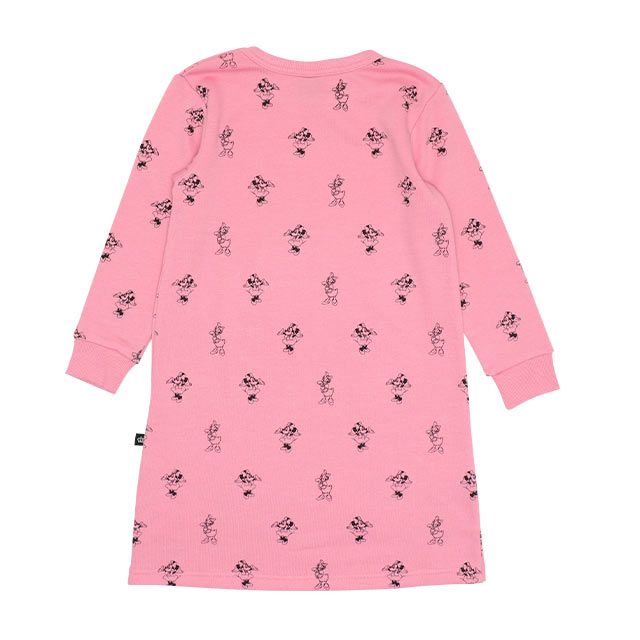 【ベビードール】ミニー ワンピース 6052K / ベビーサイズ キッズ 長袖 ワンピ スカート 総柄 春秋冬