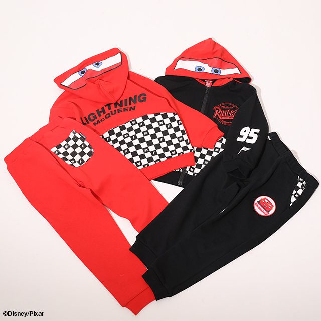 公式 ショップディズニー ベビードール ディズニー チェッカー切替ジップパーカー 7006k ボトム別売