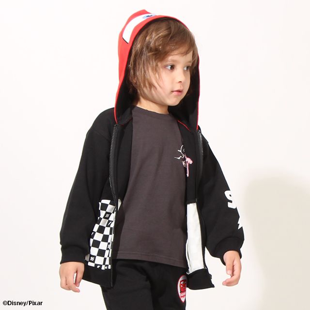 公式 ショップディズニー ベビードール ディズニー チェッカー切替ジップパーカー 7006k ボトム別売