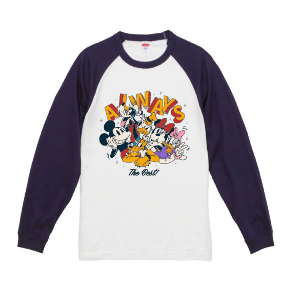 ディズニー ロングTシャツ ミッキー＆フレンズ みんな
