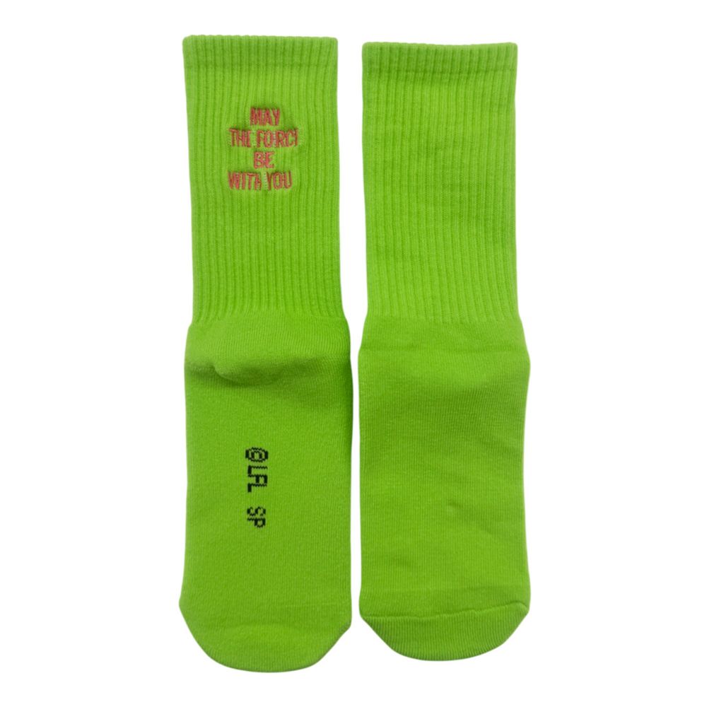 スター・ウォーズ 刺繍靴下 グリーン 23~25cm
