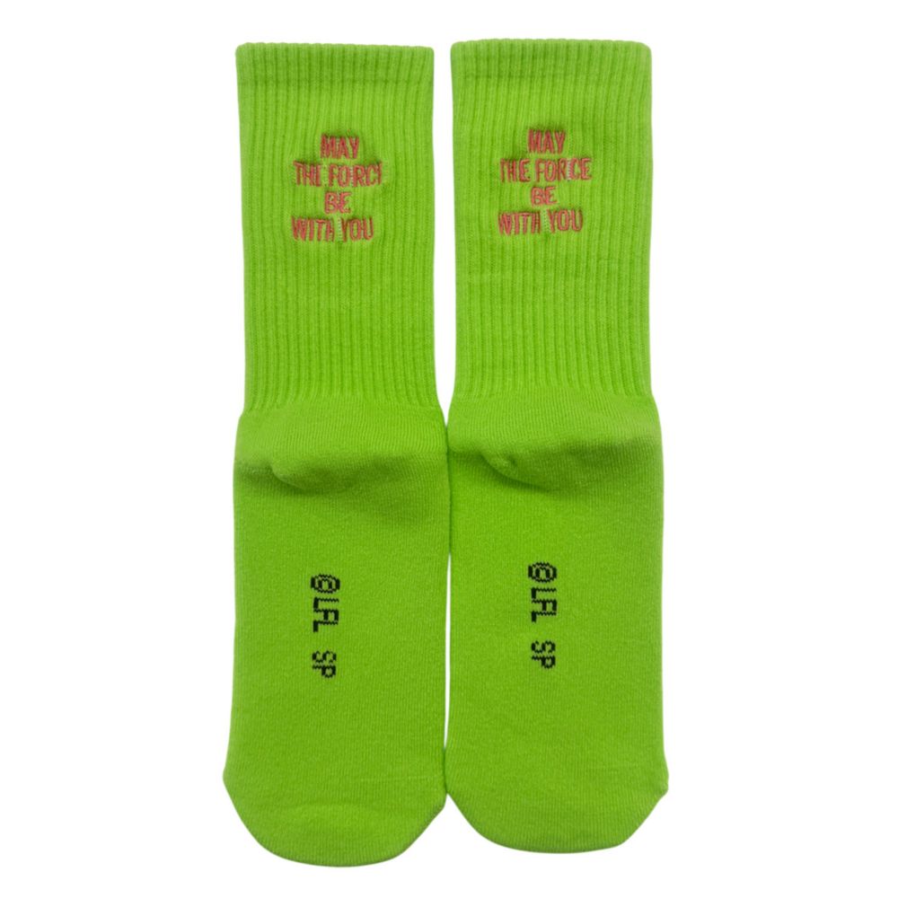スター・ウォーズ 刺繍靴下 グリーン 23~25cm
