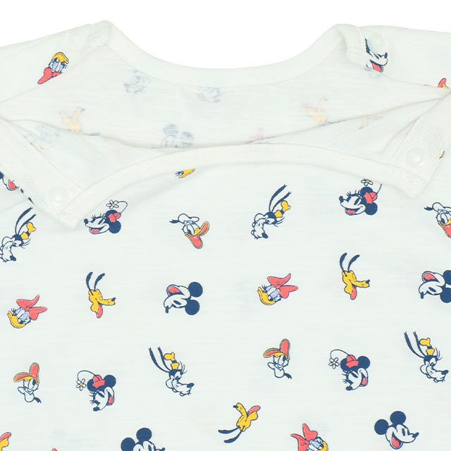 【ベビードール】ミニー ギフトBOX付き 5点ギフトセット 6263B 【DY】 / ベビーサイズ 赤ちゃん 出産祝い 贈り物 プレゼント ベビー服 ベビー用品 半袖 Tシャツ スカート スタイ クリップ 巾着 コーデセット