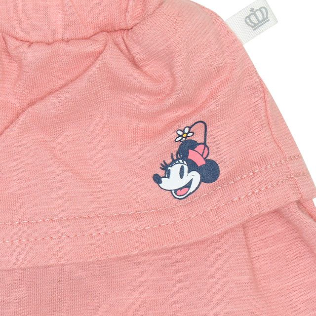 【ベビードール】ミニー ギフトBOX付き 5点ギフトセット 6263B 【DY】 / ベビーサイズ 赤ちゃん 出産祝い 贈り物 プレゼント ベビー服 ベビー用品 半袖 Tシャツ スカート スタイ クリップ 巾着 コーデセット