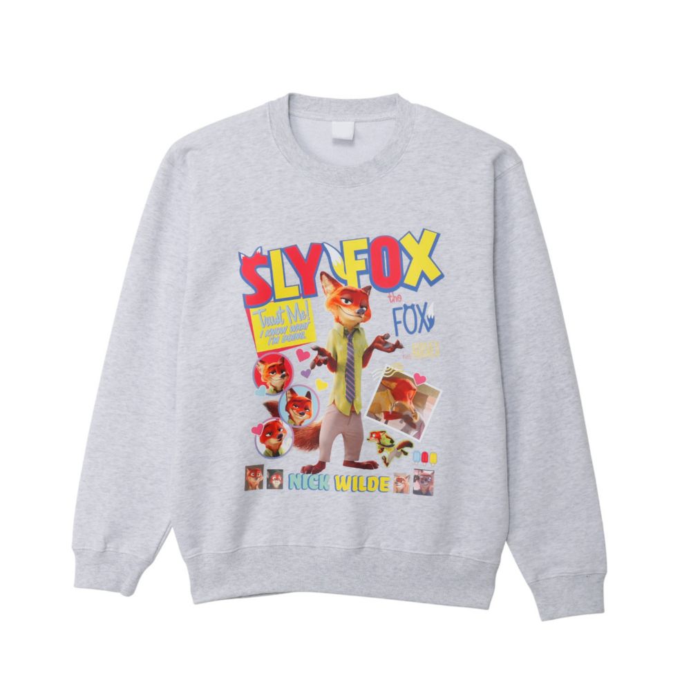 ディズニー ズートピア スウェット ニック・ワイルド マガジン