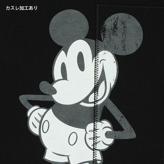 公式 ショップディズニー ベビードール 親子お揃い ディズニー キャラクター貼付パーカー 7076a ミッキー