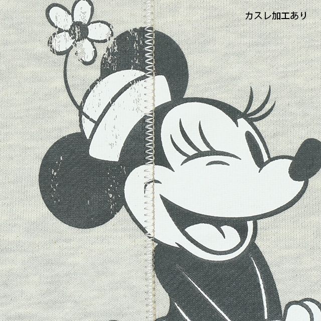 公式 ショップディズニー ベビードール 親子お揃い ディズニー キャラクター貼付パーカー 7076a ミニー