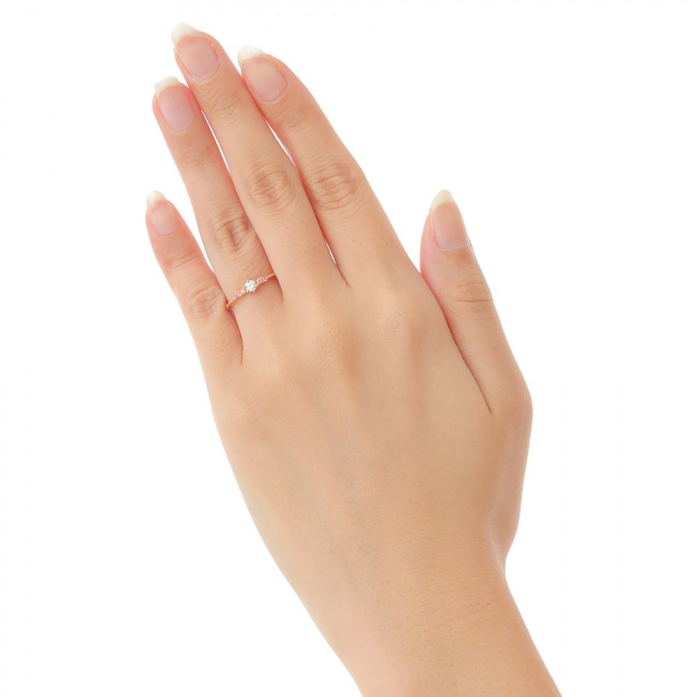 【ザ・キッス】DI-SR1213CZ ディズニープリンセス ベル / シルバー リング