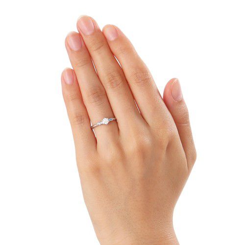 【ザ・キッス】 [受注生産] シンデレラ エンゲージリング DI-60617015 / F / VS2 / EX / プラチナ素材